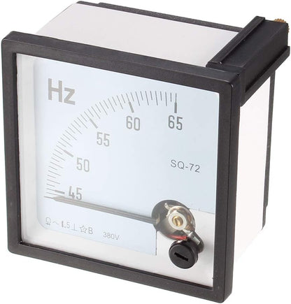 Professional 45–65 Hz Analog Frequency Panel Meter – 1.5% Accuracy Class