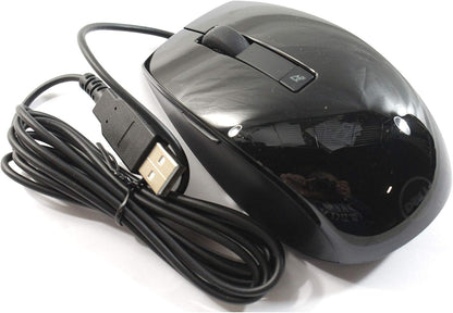 Dell Genuine J660D Premium 6-Button USB Laser Scroll Mouse Plug-N-Play for PC & Laptop