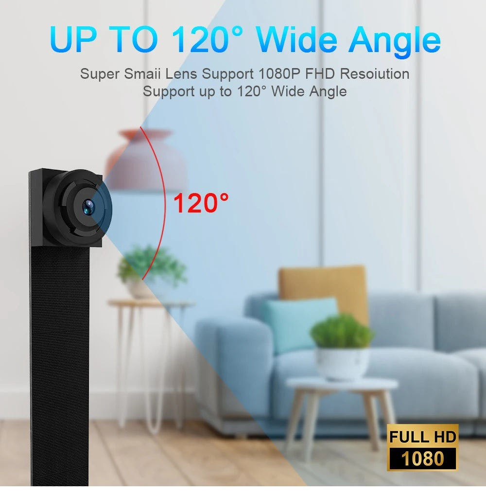 HD WiFi Mini Camera DIY Module 1080P Security Camera with Motion Detection & Remote Viewing