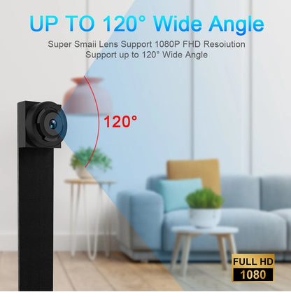 HD WiFi Mini Camera DIY Module 1080P Security Camera with Motion Detection & Remote Viewing