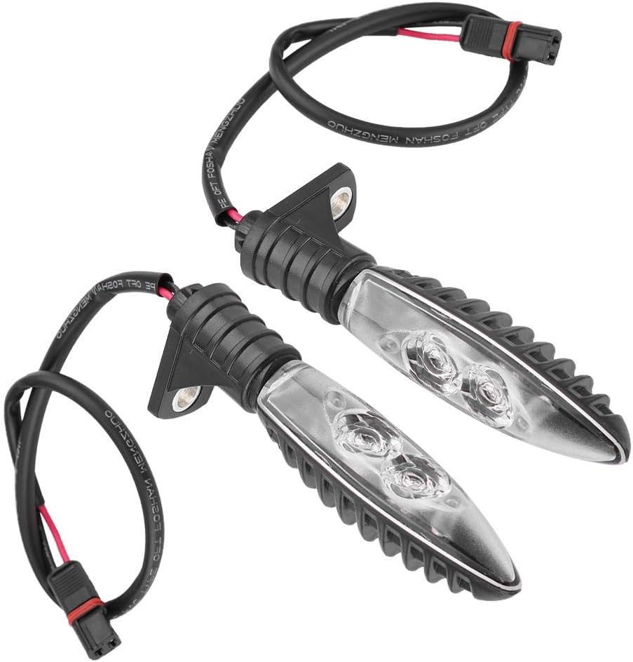 . Pair Front LED Turn Signal Indicator Light (Fits BMW F800 Series)