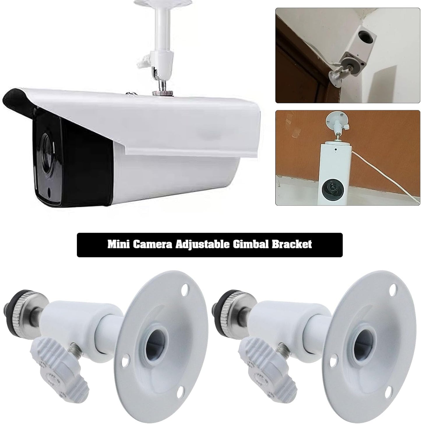 1 Pc Universal Camera Bracket Mount for CCTV & Security Cameras | Indoor Outdoor Wall Ceiling Mount