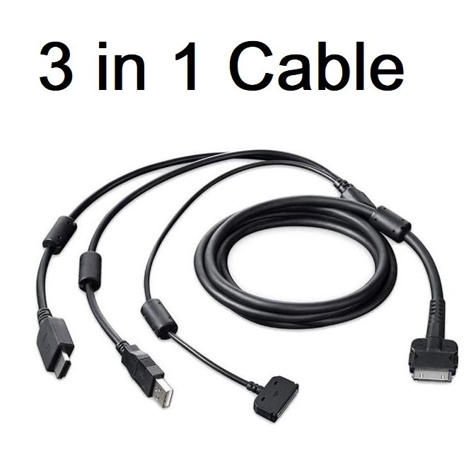3-in-1 USB HDMI Power Cable STJ-A328 for 13HD Pen Display & Companion | All-in-One Replacement Display Cable