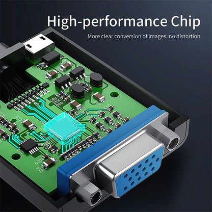 1080P HDMI To VGA Adapter Video Cable HDMI Male To VGA Female Analog Digital Converter for PS4 Laptop TV Adapter 3.0