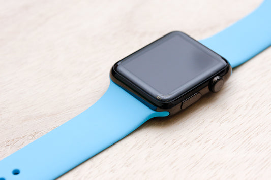 Universal  Generic Watch 38mm / 40mm / 41 mm (Series 1, 2, 3, 4, 5, 6, 7 and SE)  Strap for i watch Made of high quality FDA food-grade silicone (meaning it won't cause rashes)  With Lock A One World Hi Quality (Surf Blue)(Watch Not Included)