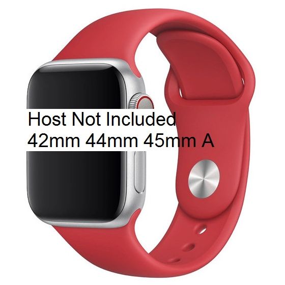 Sport Band Watch 42mm / 44mm / 45mm / 49mm Rose Red Silicone