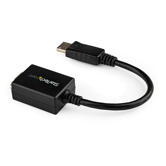 ⭐ StarTech DisplayPort to VGA Adapter DisplayPort to VGA Adapter - DisplayPort to VGA Adapter - Active DP to VGA Converter - 1080p Video - DisplayPort Certified - DP/DP++ Source to VGA Monitor Cable Adapter Dongle - Latching DP Connector