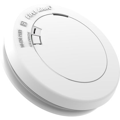 Smoke Alarm, Low Profile Slim Design 9V Battery Powered Home Safety and Decor Photoelectric Smoke Sensor Alert Model PR700LB