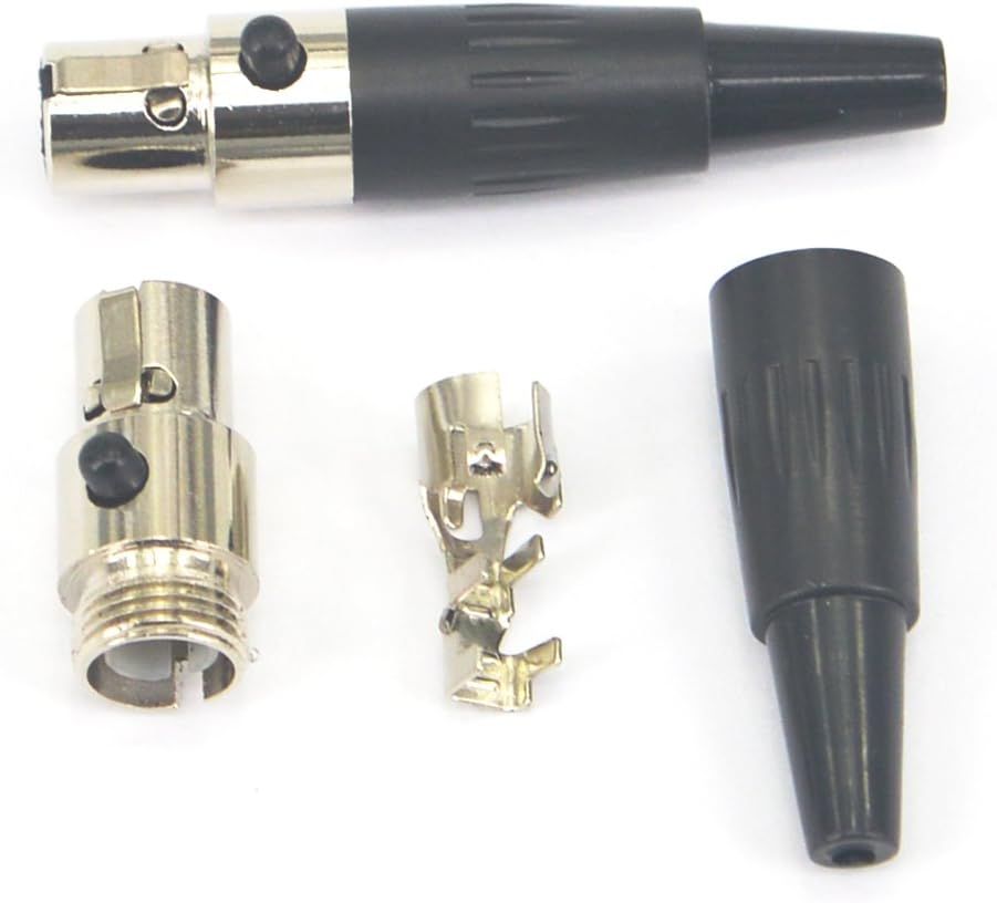 Mini XLR TA4F 4Pin Female Audio Connector Microphone Cable Socket Adapter Mini XLR Jack - image 8