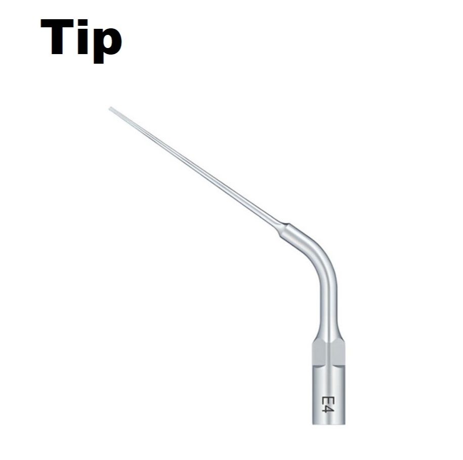 1 sigle pcs Woodpecker E4 Scaler Tip for UDS & EMS Ultrasonic Scalers – Dental Periodontal Scaling Tip