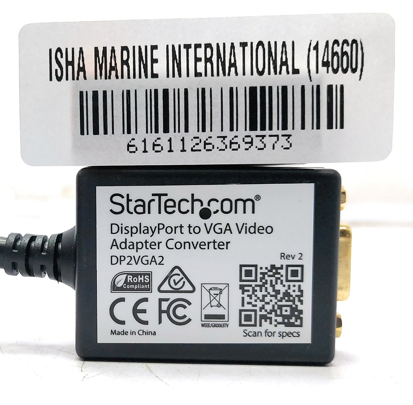 ⭐ StarTech DisplayPort to VGA Adapter DisplayPort to VGA Adapter - DisplayPort to VGA Adapter - Active DP to VGA Converter - 1080p Video - DisplayPort Certified - DP/DP++ Source to VGA Monitor Cable Adapter Dongle - Latching DP Connector