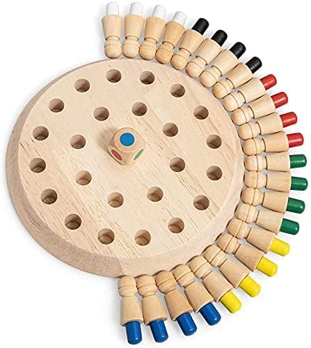 Educational Wooden Memory Chess Toy brain Game Children Gifts Fun With Learn