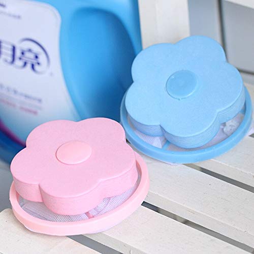 2 Pc Laundry Floating Lint Hair Catcher Mesh Pouch Dirty Fiber Collector Reusable Washing Machine Laundry Filter Bag