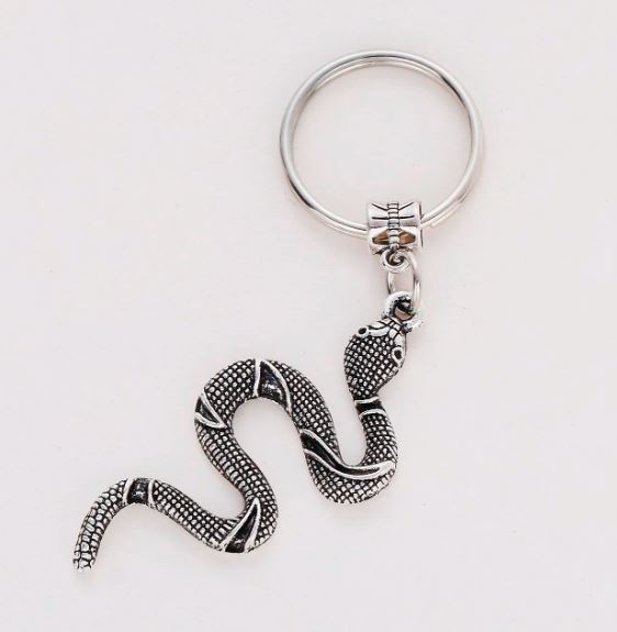 Snake Pendant Keychain Key Ring Metal Gift for your Love One