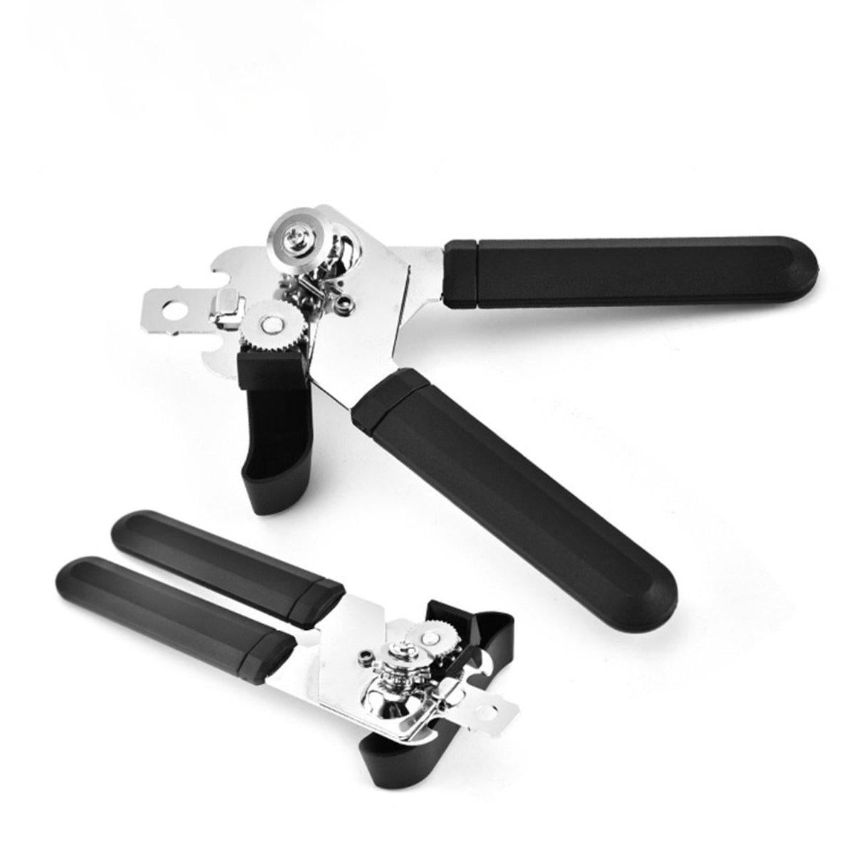 Stainless Steel Manual Can Opener Professional Effortless Openers Turn Knob Beauty Eleven