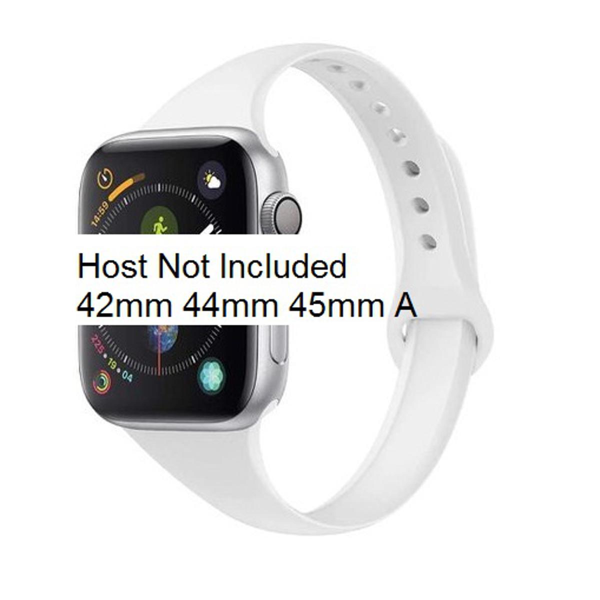 Slim i Watch strap for band  44mm 45mm  42mm 45 mm Silicone bracelet watchband iWatch
