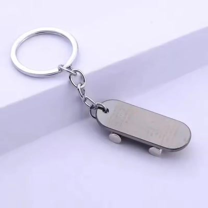 Metal Scooter Keychain,Skateboard KeyRing Key Holder Scooter Pendant Keychain for Women Men