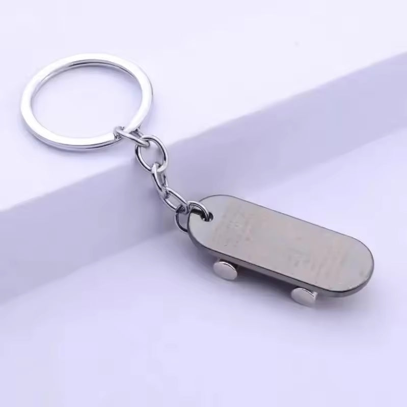 Metal Scooter Keychain,Skateboard KeyRing Key Holder Scooter Pendant Keychain for Women Men