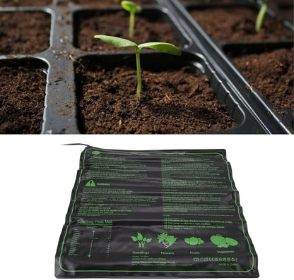 Hyindoor Seedling Heat Mat Heated Propagator Durable Waterproof Seedling Heating Pad for Winter Hydroponic Indoor Seedling Germination (20"x 20" Heat Mat)