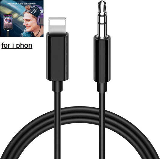 MFi Lightning to 3.5mm Aux Cable for iPhone 11 Pro Max X 7 3.5mm Jack Male 1M Cable Car Converter Headphone Audio Adapter