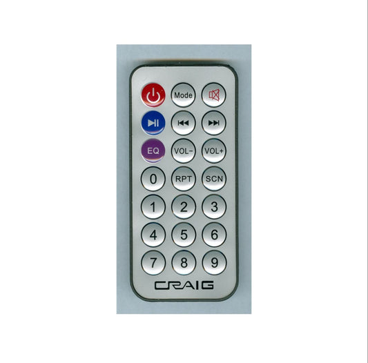 CRAIG CHT909CRC Genuine OEM Original Remote – Replacement Remote Control for CRAIG Audio Systems