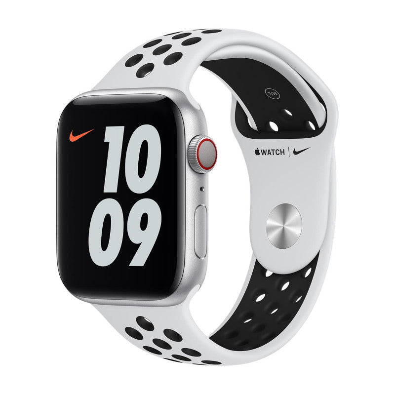 Sport Band i Watch N Watch 42mm / 44mm / 45mm / 49mm Pure Platinum / Black Strap