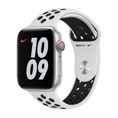 Sport Band i Watch N Watch 42mm / 44mm / 45mm / 49mm Pure Platinum / Black Strap