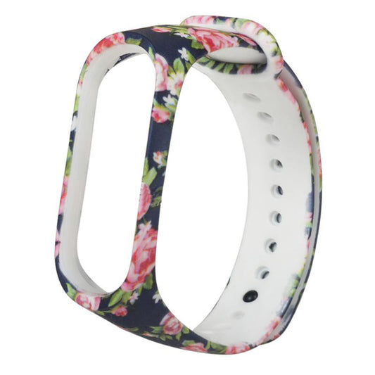Mi 2 Flower Butterfly Print Replacement Adjustable Wrist Strap for Xiaomi Mi Band 2 mi2 mi 2 Belt