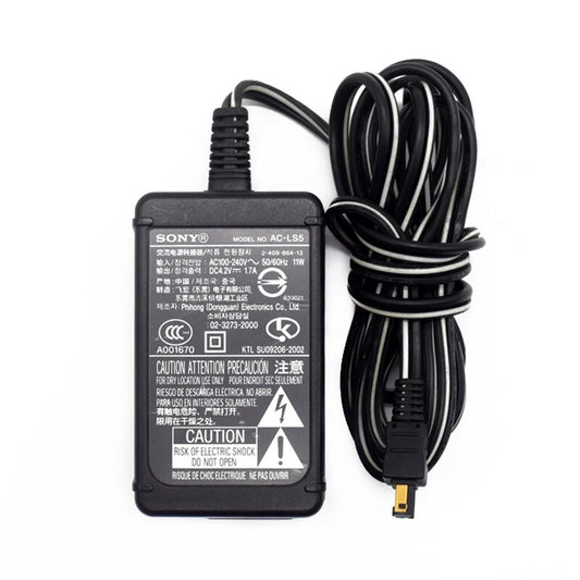 **🔌 Original AC-LS5 4.2V 1.7A AC Adapter  For CyberShot Digital Cameras – Genuine Camera Power Supply**