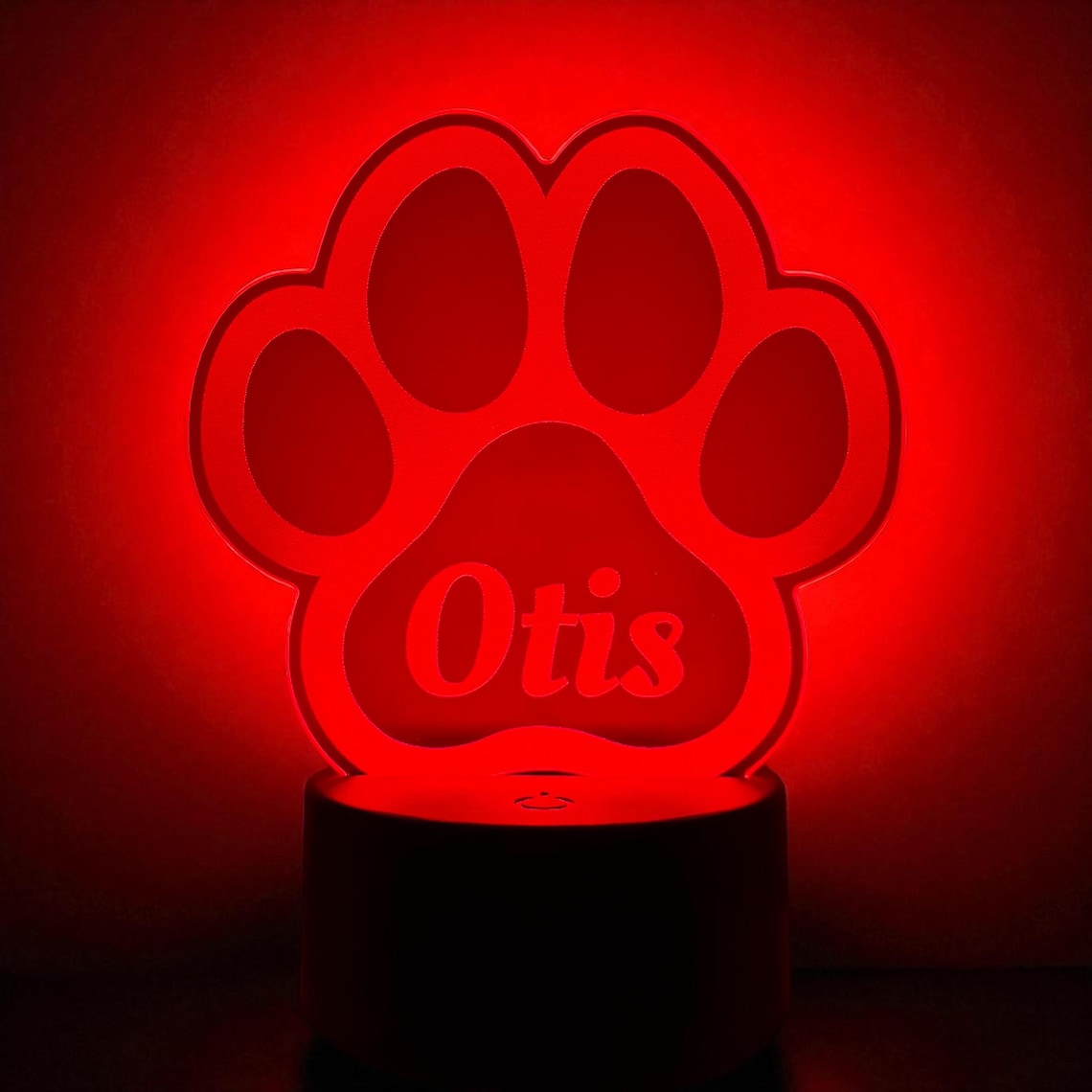 ✨ Custom LED Acrylic Lamp Sign  Personalized Light-Up Night Light | Wedding Table Numbers | Business Logo Display | Customized LED Desk Sign