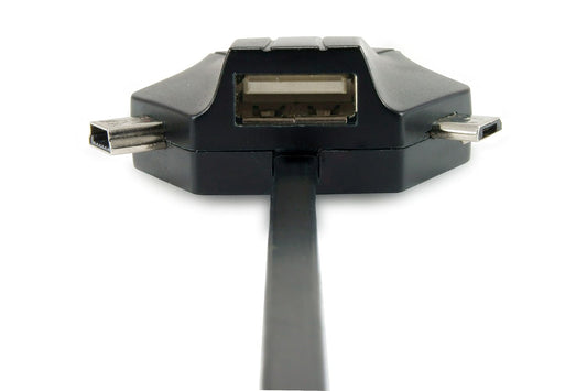 NU Technology PPC-100 Multi Device Charging & Sync Adapter | 30-Pin, USB Extension, Android Pin, Old USB Connector Power Hub