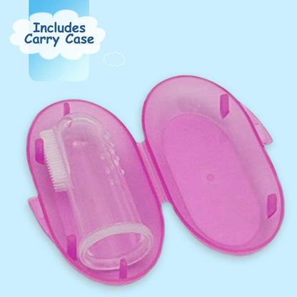 Imported A One Quality 1Pcs Baby Kids Finger Toothbrush Silicone Soft Safe Gum Brush Children Teeth Clear Massage Deciduous Baby Training Tooth Brush