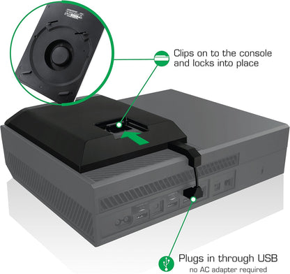 Nyko Intercooler Stand - Cooling Attachment with Short USB Power Cord for Xbox One