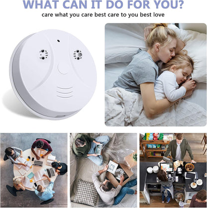 📷 WiFi Mini Detector Camera – 1080P Wireless Smoke Detector Security Nanny Cam  Motion Detection • Remote View • Audio • Home & Office Surveillance
