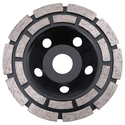 🔥 High-Performance Diamond Grinding Cup Wheel  Universal 125 mm | Double Turbo Row For Concrete • Granite • Natural Stone • Masonry