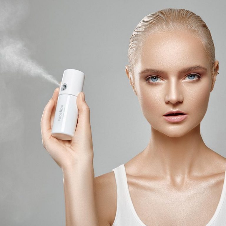 MIPOW Mini Portable Humidifier Nano Mister Rechargeable Facial Steamer Beauty Spray Hydrating Device