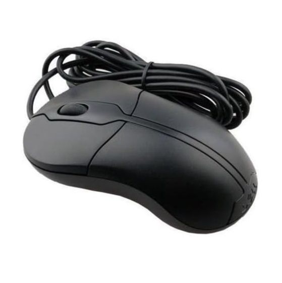 3-Button USB Wired Optical Mouse with Scroll Wheel – 1000 DPI Precision, Ergonomic Design for Laptop & Desktop (Black)
