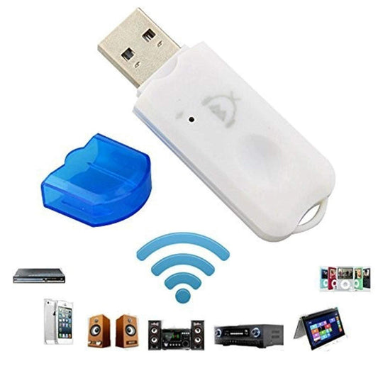 USB Bluetooth Dongle Car Bluetooth 4.0 USB Music Audio Receiver Wireless Bluetooth Audio Music Adapter Car Wireless Hands-Free Dongle Kit for Speaker, USB Bluetooth Audio Receiver