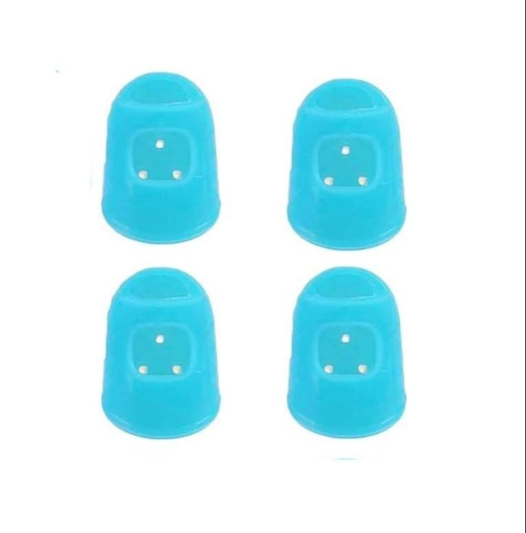 1 Piece Silicone Guitar Finger Protector  – Soft Fingertip Guard Caps for Guitar Playing, Sewing & Embroidery | Durable Anti-Slip Finger Covers