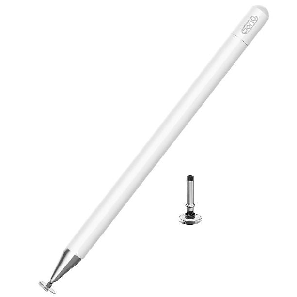 Stylus Apple Pencil , PONY White Capacitive Pen High Sensitivity & Fine Point, Magnetism Cover Cap, Universal for Touch Screens.