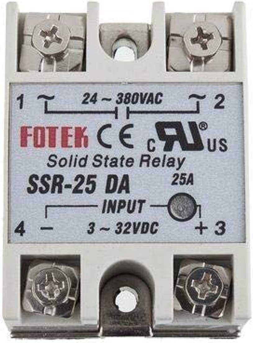 DC To AC SSR-25DA Solid State Relay Module 3-32 VDC /24-380VAC 25A