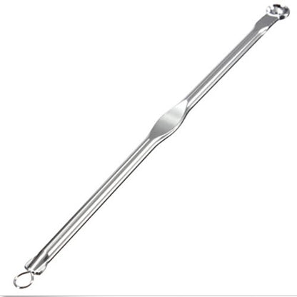 2 Pcs Silver Blackhead Comedone Cleaner Clean Remover Acne Blemish Pimple Extractor Tool Face cleaning care needle cleanser 12.5 CM