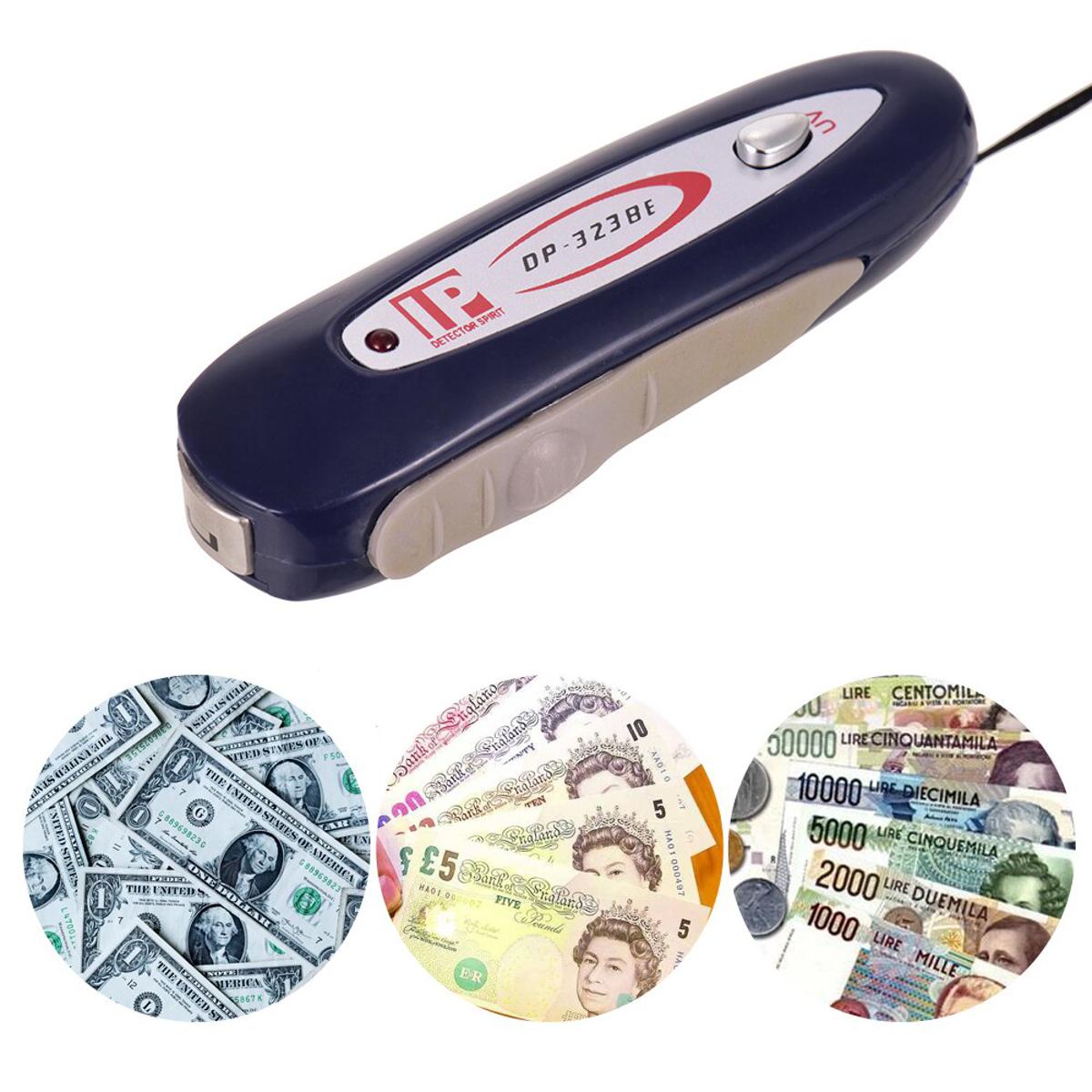 Money Detector, UV plus Light Magnetic Head Detector with anyard Portable Mini 2 In 1