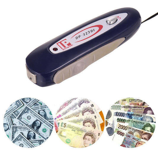 Money Detector, UV plus Light Magnetic Head Detector with anyard Portable Mini 2 In 1