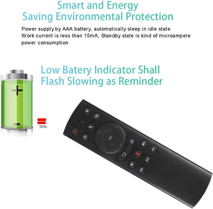 G20S Voice Remote Control,2.4G Wireless Voice Control Sensing Air Remote Mouse with IR Learning for Nvidia Shield(Versions Before 2019),PC,Projector,Smart TV,Android TV Box