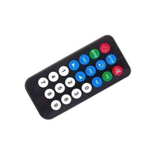Remote Control for 12V Car Bluetooth MP3 Decoder Board | Wireless Multimedia Controller for USB TF FM AUX Player