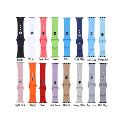 ⌚ 41mm | 40mm | 38mm Silicone Smart Watch Strap  A-Quality with Lock | Compatible with 41mm 40mm 38mm