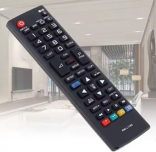Universal TV Remote Control RM-L1162 – IR Remote with 3D Buttons | Replacement for LCD, LED TVs & AKB73715601