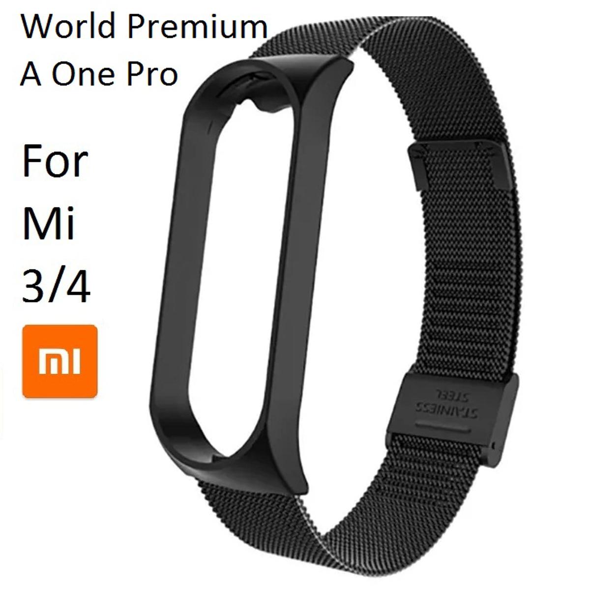 Xiaomi Mi Band 4 Metal Stainless steel Strap Milanese Light weight World Premium Quality