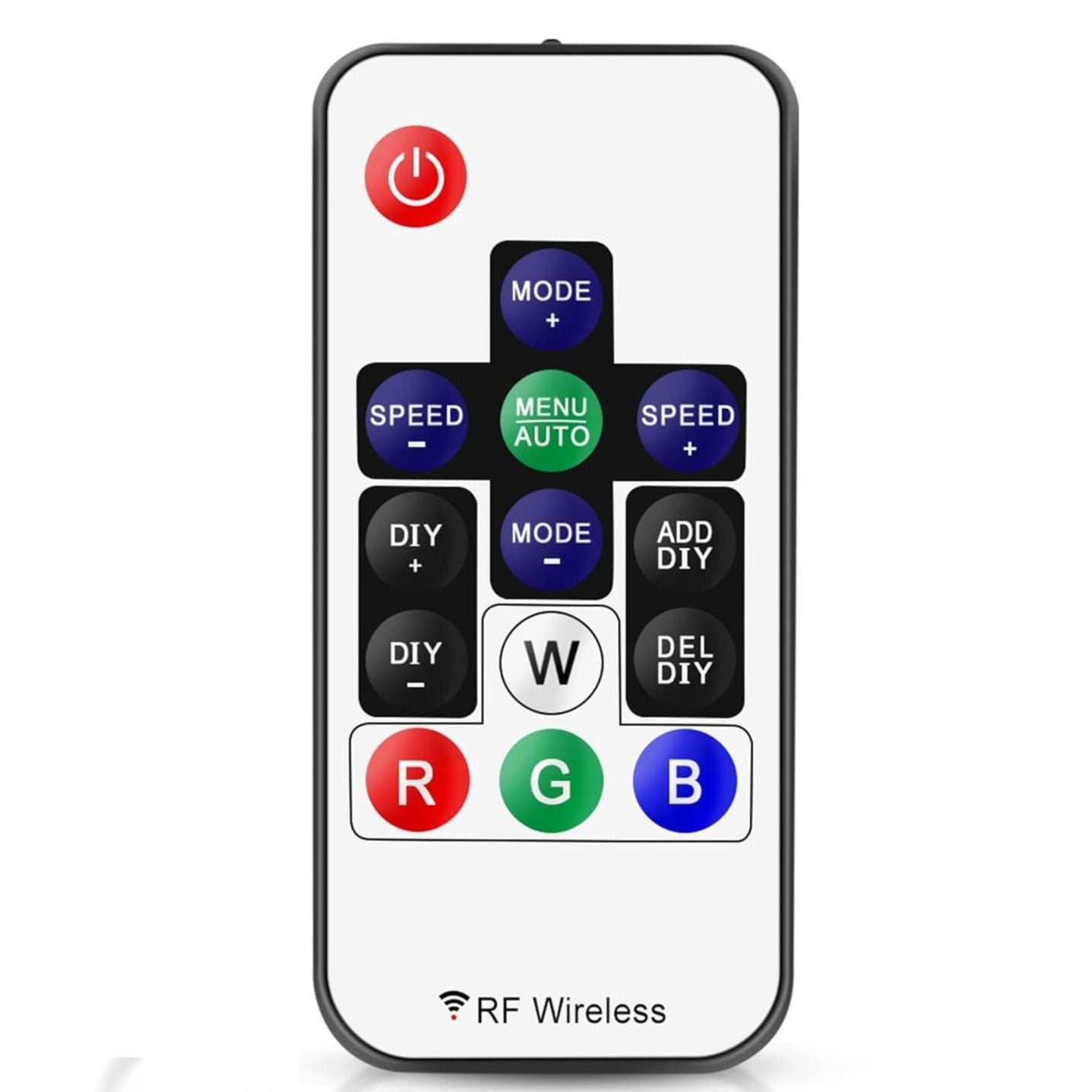 14-Key RF Wireless Remote for RGBIC LED Strip Controller – DC 5-24V